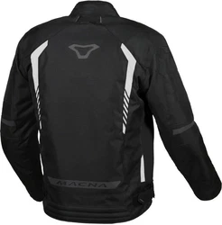Macna Motorradjacke Tazar Weiß/Grün/Schwarz/Orange/Rot