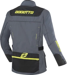 Bogotto Motorradjacke Covelo Grau/Dunkelblau/Dunkelgrau/Hellblau