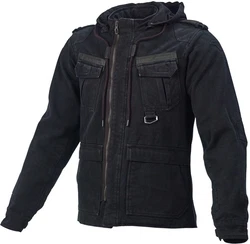 Macna Motorradjacke Combat Schwarz/Blau/Dunkelblau