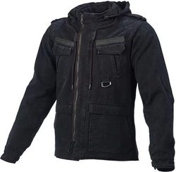 Macna Motorradjacke Combat Schwarz/Blau/Dunkelblau