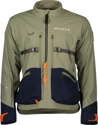 Scott Motorradjacke Superlight Dunkelgrün/Grau/Khaki