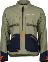 Scott Motorradjacke Superlight Dunkelgrün/Grau/Khaki