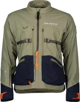 Scott Motorradjacke Superlight Dunkelgrün/Grau/Khaki