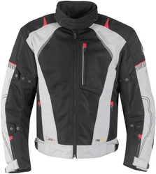 Germot Motorradjacke X-Air Evo Pro Grau/Rot/Orange/Schwarz/Dunkelrot