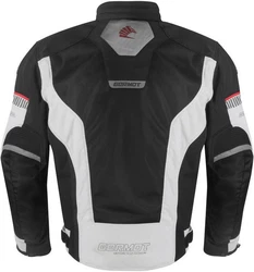 Germot Motorradjacke X-Air Evo Pro Grau/Rot/Orange/Schwarz/Dunkelrot