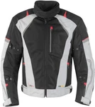 Germot Motorradjacke X-Air Evo Pro Grau/Rot/Orange/Schwarz/Dunkelrot