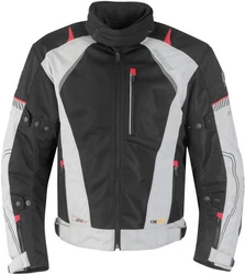 Germot Motorradjacke X-Air Evo Pro Grau/Rot/Orange/Schwarz/Dunkelrot