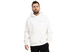 SUBLEVEL Kapuzenpullover Hoodie Kapuzenjacke Sweater Weiß/Creme/Beige