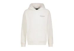 SUBLEVEL Kapuzenpullover Hoodie Kapuzenjacke Sweater Weiß/Creme/Beige