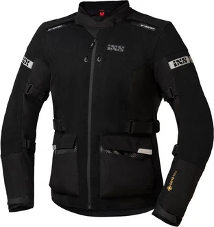 IXS Motorradjacke Horizon-GTX Schwarz/Weiß/Dunkelblau/Grau