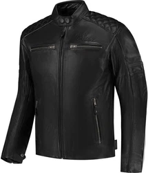 Rusty Stitches Motorradjacke Jari V2 Schwarz/Grau