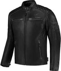Rusty Stitches Motorradjacke Jari V2 Schwarz/Grau