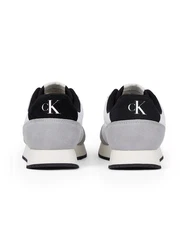 Calvin Klein Jeans Sneaker 'RETRO RUNNER ICONIC' Schwarz/Weiß/Creme/Khaki/Grau/Hellgrau