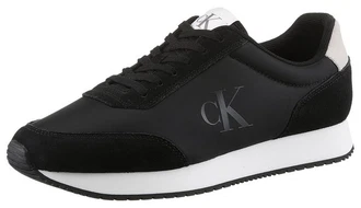 Calvin Klein Jeans Sneaker 'RETRO RUNNER ICONIC' Schwarz/Dunkelblau/Lila