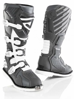 Acerbis X-Race Motocross Stiefel Grau/Dunkelgrau