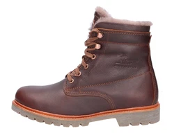 Panama Jack Stiefel P03 Aviator Igloo Dunkelbraun/Braun/Dunkelrot/Rot/Bordeaux
