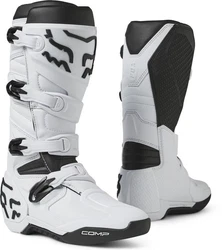 Fox Comp Motocross Stiefel Weiß/Grau
