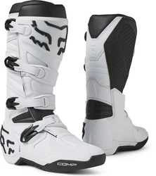 Fox Comp Motocross Stiefel Weiß/Grau