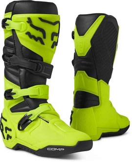 Fox Comp Motocross Stiefel Gelb/Neonfarben/Grün