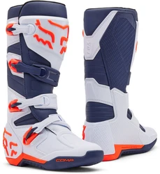 Fox Comp Motocross Stiefel Hellblau/Grau/Blau/Orange
