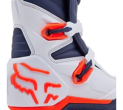 Fox Comp Motocross Stiefel Hellblau/Grau/Blau/Orange