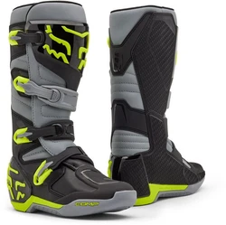 Fox Comp Motocross Stiefel Grün/Gelb/Neonfarben
