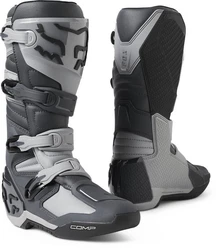 Fox Comp Motocross Stiefel Dunkelgrau/Grau