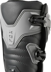 Fox Comp Motocross Stiefel Dunkelgrau/Grau