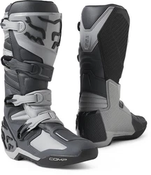 Fox Comp Motocross Stiefel Dunkelgrau/Grau