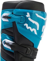 Fox Comp Motocross Stiefel Blau/Hellblau/Türkis/Grün