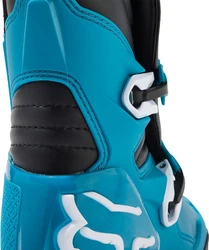 Fox Comp Motocross Stiefel Blau/Hellblau/Türkis/Grün