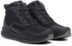 Momo Firegun-3 WP Motorradschuhe Schwarz/Blau/Dunkelblau/Dunkelgrau