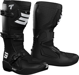 Shot Race 4 Motocross Stiefel Schwarz Shot Race 4 Motocross Stiefel Schwarz