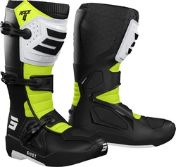 Shot Race 4 Motocross Stiefel Gelb/Grün/Neonfarben