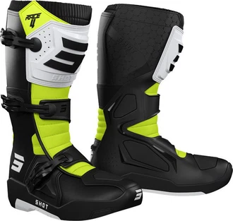 Shot Race 4 Motocross Stiefel Gelb/Grün/Neonfarben Shot Race 4 Motocross Stiefel Gelb/Grün/Neonfarben