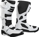 Shot Race 4 Motocross Stiefel Weiß/Grau