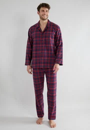 Pyjama (2 tlg) mit klassischem Karo-Muster