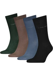 Calvin Klein Socken mit Markenstickerei Mischfarben/Khaki/Dunkelgrün/Grün