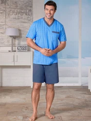 Witt Schlafanzug Shortys (2 tlg) Blau/Türkis/Hellblau