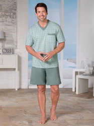 Witt Schlafanzug Shortys (2 tlg) Blau/Türkis/Hellblau
