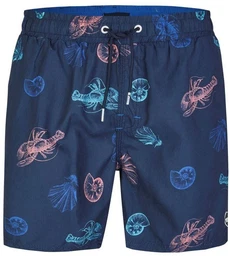 HAPPY SHORTS Badehose HAPPY SHORTS Herren Badeshorts Strandshorts Shorts Hummer Muscheln - sea fruits S - XXL