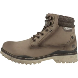 Dockers by Gerli Schnürstiefelette Herren Schnürboots taupe/weiß (47LY101)