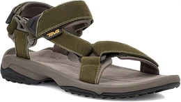 Terra Fi Lite Suede Sandalen fr Mnner Grn Outdoorsandale