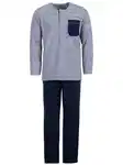 Henry Terre Schlafanzug Unifarben
