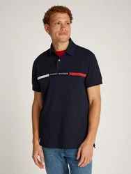 Tommy Hilfiger Poloshirt HILFIGER CHEST INSERT REG POLO Dunkelblau