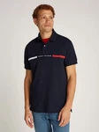 Tommy Hilfiger Poloshirt HILFIGER CHEST INSERT REG POLO Dunkelblau