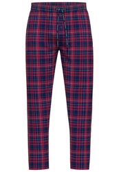 TOM TAILOR Pyjamahose mit Logo-Bindeband und Knopfleiste 