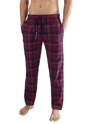 TOM TAILOR Pyjamahose mit Logo-Bindeband und Knopfleiste 