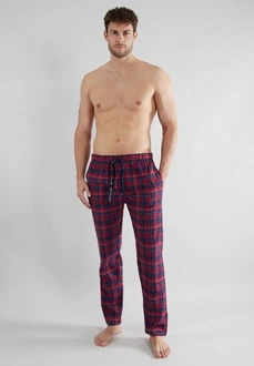 TOM TAILOR Pyjamahose mit Logo-Bindeband und Knopfleiste
