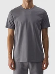 4F T-Shirt Hellgrau/Dunkelgrau/Grau
